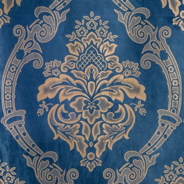 Штора портьерная Этель «Версаль» 160×270 см, цвет синий, 100% п/э