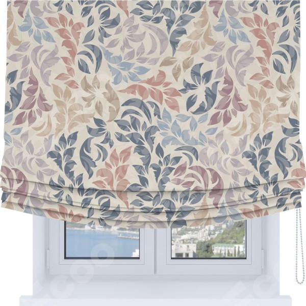 Римская штора Soft с мягкими складками, «Цветочная аура»
