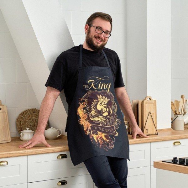 Фартук "Этель" The King of the kitchen  73х71 см, 100% хл, саржа 190 гр/м2