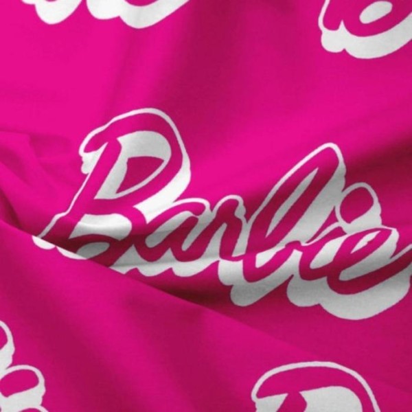 Постельное бельё 1,5сп Barbie фуксия 145х215, 150х215, 70х70 см-1шт