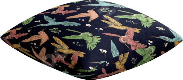 Подушка квадратная Cortin «Птицы и цветы»