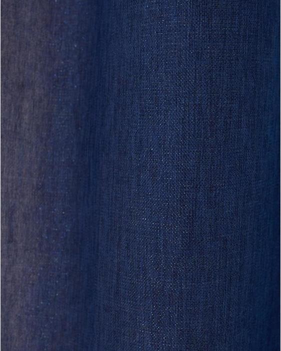 Штора портьерная Этель"Блеск"цв.синий 290х270 см