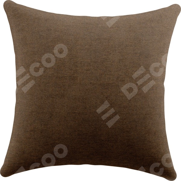 Подушка декоративная Cortin, лён димаут тёмно-коричневый, 40х40 см
