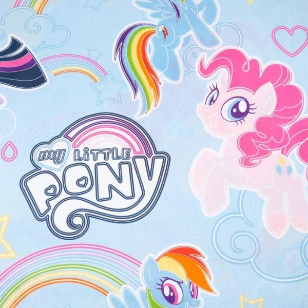 Постельное бельё 1,5 сп Neon Series "Rainbow vibes" My Little Pony 143*215 см, 150*214 см, 50*70 см -1 шт
