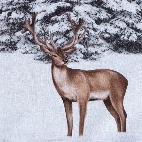 Постельное бельё «Этель» Евро Snow forest 200х215 см, 220х240 см, 70х70 см - 2 шт, поплин