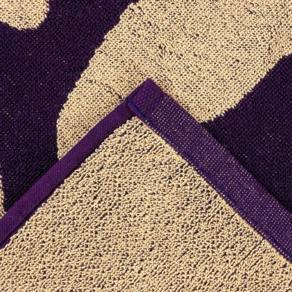 Полотенце махровое Этель "Знаки зодиака: Водолей" фиолетовый, 67х130 см, 100% хлопок, 420гр/м2