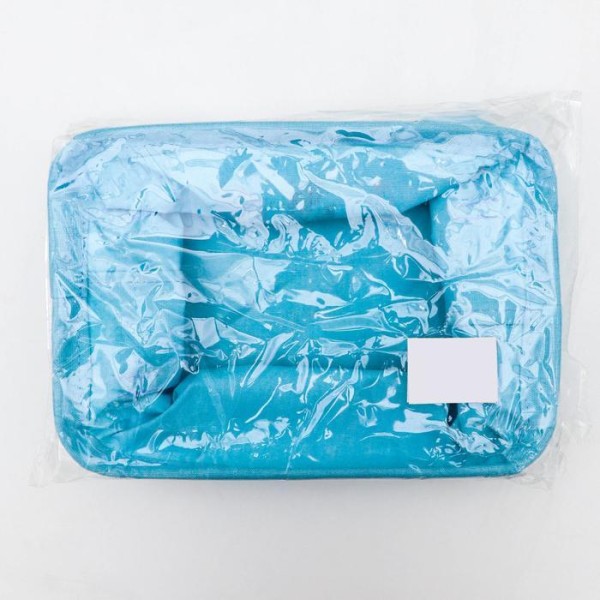 Корзина для хранения Доляна «Кактус», 23×16×12 см, цвет голубой
