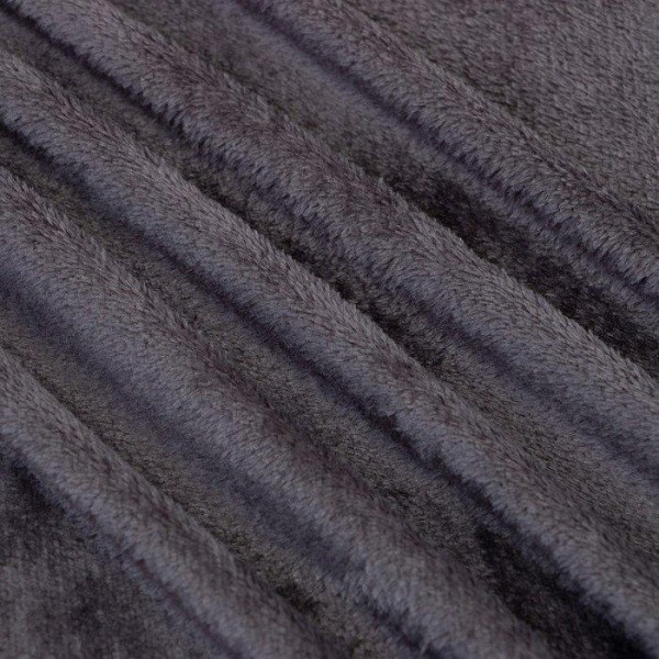Плед Этель, 130х175 см, цвет тёмно-серый