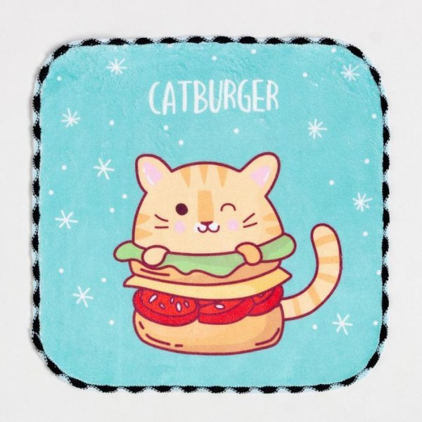 Салфетка для уборки "Catburger", 20х20 см, п/э