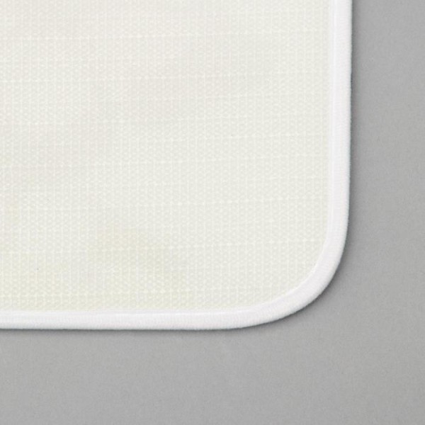 Набор ковриков для ванны и туалета Доляна «Камни», 2 шт: 40×50, 50×80 см, цвет белый