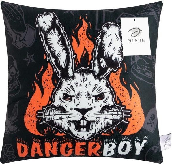 Подушка декоративная "Danger Boy", 40*40 см, 100% п/э, велюр
