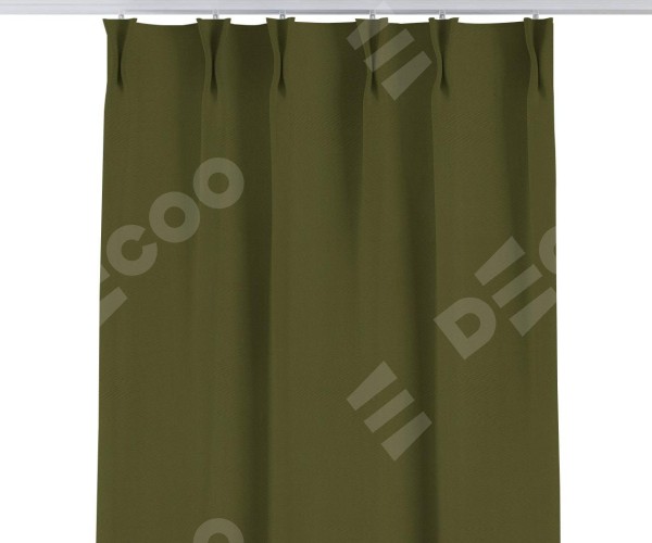 Комплект штор 2 шт, цвет зелёный, ширина от 130 см