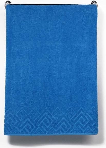 Полотенце махровое «Poseidon» 100х150, цвет голубой