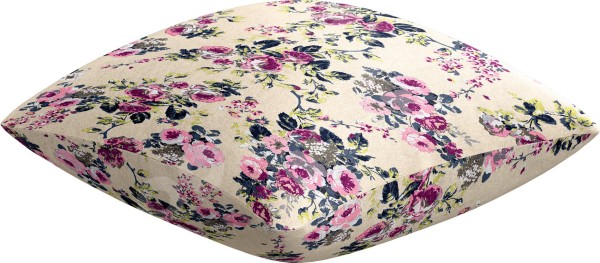 Подушка квадратная Cortin «Россыпь розовых цветов»