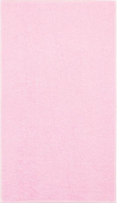 Полотенце махровое Экономь и Я 50*90 см, цв. розовый, 100% хлопок, 350 гр/м2