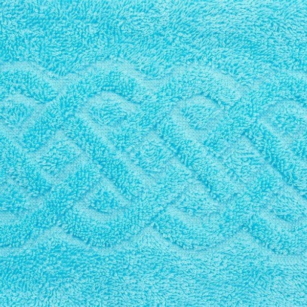 Полотенце махровое «Plait», цвет голубой, 30х70 см