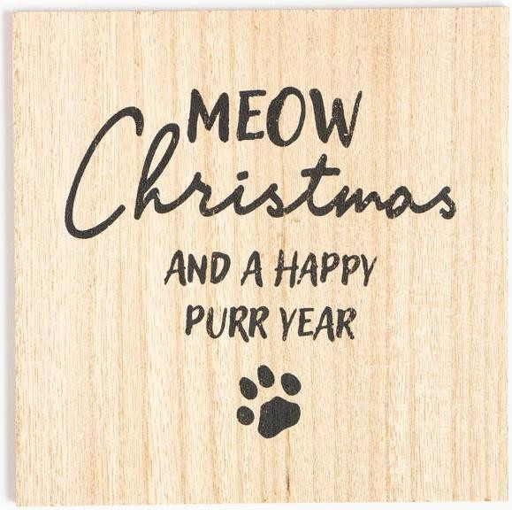 Новогодний набор кухонный Meow Christmas подставка, прихватка