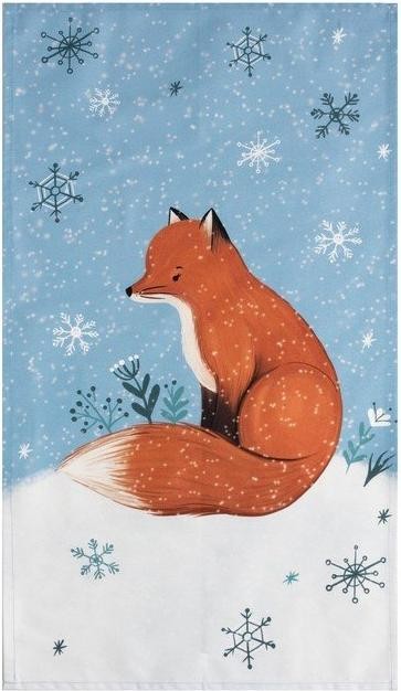 Набор подарочный Этель Snow fox: кух. полотенце и акс.