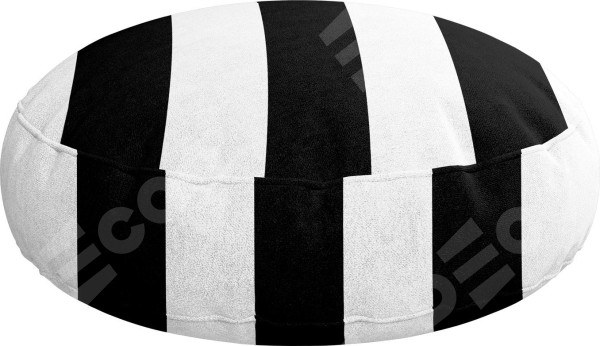 Подушка круглая Cortin «Черное и белое»