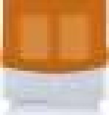 Римская штора «Кортин», канвас оранжевый, день-ночь с мягкими складками