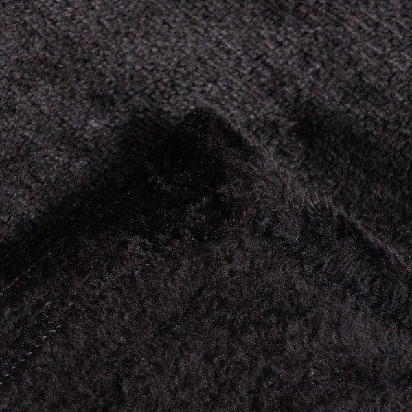Плед "Этель", 130х175 см, чёрный, 100% п/э
