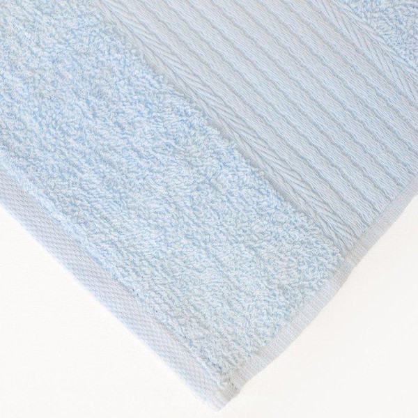 Полотенце махровое гладкокрашеное Турон Текс 70х130см, бледно-син, 325г/м, хл 100%