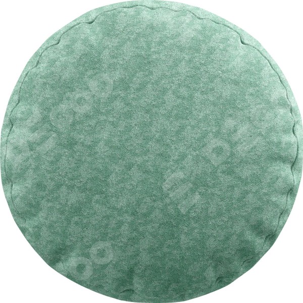 Подушка круглая «Кортин» софт мрамор светло-зелёный