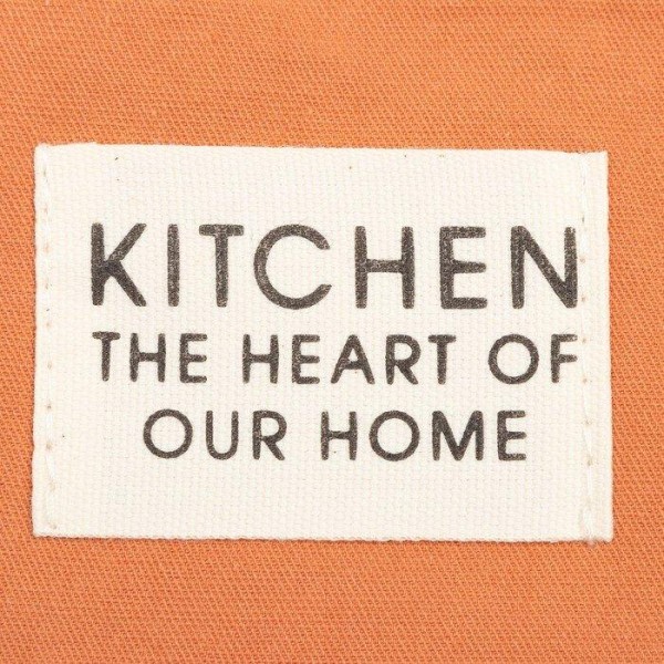Набор кух. Этель Kitchen, цв. оранжевый, варежка-прихватка 18х29 см, прихватка 19х19 см