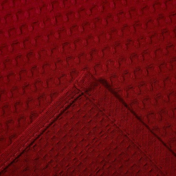 Полотенце "Доляна" цв. бордовый 35х60 см, 100% хл., крупная вафля 220 г/м2