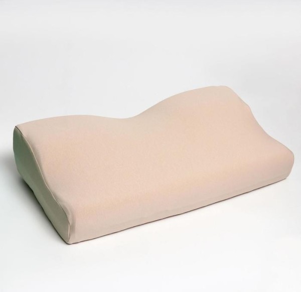 Подушка ортопедическая НТ-ПС-03, с эффектом памяти и выемкой под плечо, 61.5x34 см, валики 13/8 см