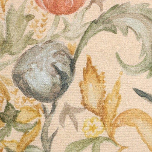 Скатерть Этель Floral pattern d=219 см с ГМВО, 100% хл, саржа 190 гр/м2