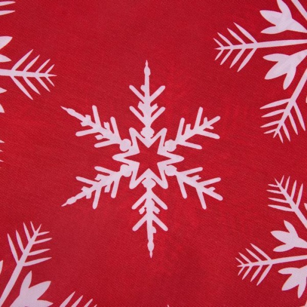 Скатерть Доляна «Новый год: Снежинки»145×180 см, 100% п/э