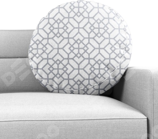 Подушка круглая Cortin «Архитектурный орнамент»