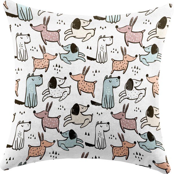 Подушка квадратная Cortin «Очаровательные щеночки»