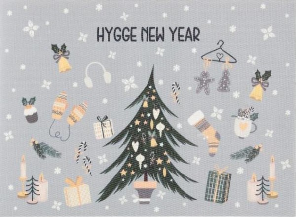 Новогодняя салфетка на стол Hygge New Year ПВХ, 40х29 см