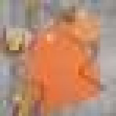 Фартук Этель Kitchen 60х70 см, цв. оранжевый, 100% хл, саржа 220 г/м2