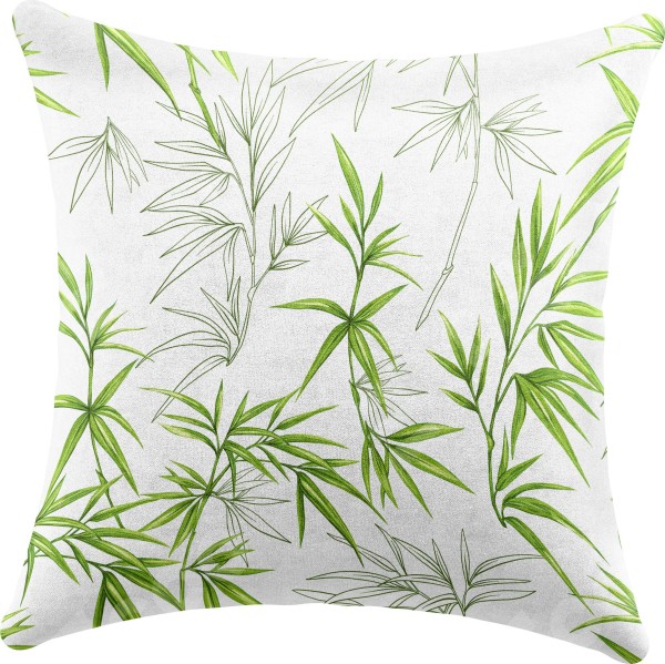 Подушка квадратная Cortin «Зелёный бамбук»