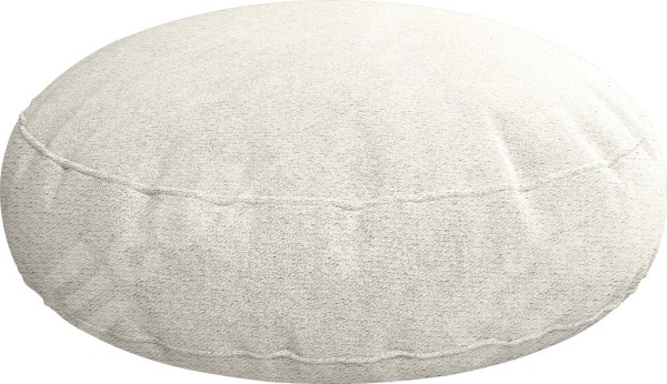 Подушка круглая Cortin ткань блэкаут с блеском светло-серый