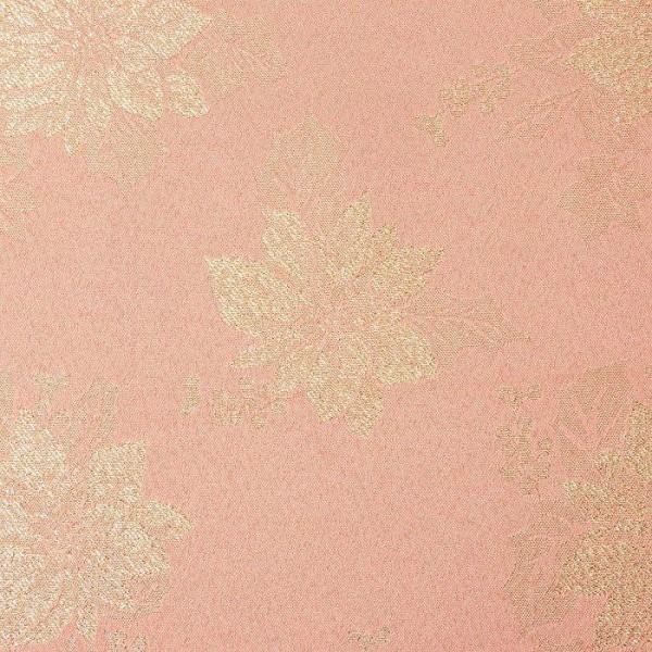 Скатерть Этель "Пуансеттия" цв.розовый, 142*220 +/-3 см, 115 ±10 гр,100%