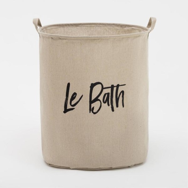 Корзина текстильная Этель "Le bath", 45*55 см