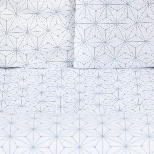Постельное бельё Этель 1.5сп "Оригами"(вид2) 143*215см,150*214см,70*70см-2 шт, 100% хлопок,бязь,125 г/м2