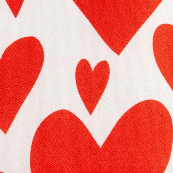 Дорожка на стол "Этель" Red hearts 40х149см, 100% хл, саржа 190 г/м2