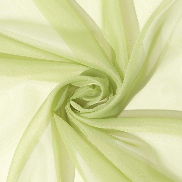 Тюль «Этель» 290×300 см, цвет светло-зеленый, вуаль, 100% п/э