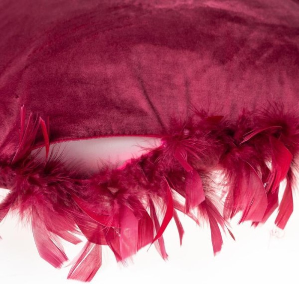 Наволочка декоративная Этель «Роскошь», цвет красный, размер 40х40 см