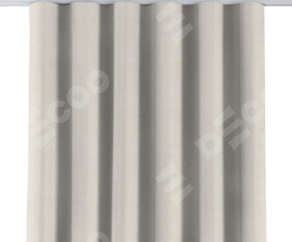 Комплект штор на тесьме «Волна», ткань блэкаут с блеском светло-серый