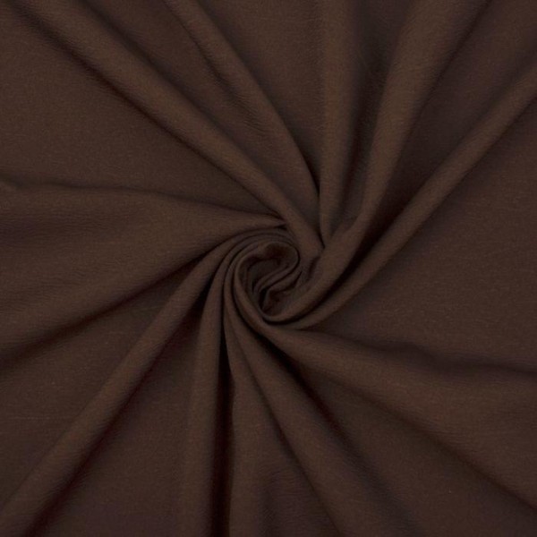 Штора портьерная "Этель" ширина 200 см, высота 250 см, цвет шоколадный, матовая