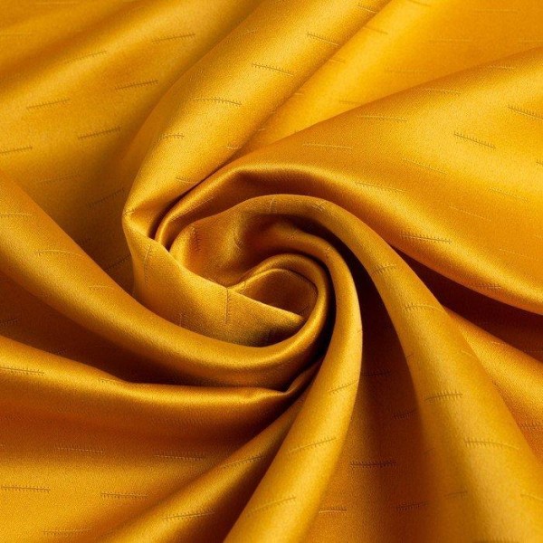 Штора портьерная Этель "Штрихи"цв.желтый,на шторн.ленте 270*300 см,100% п/э