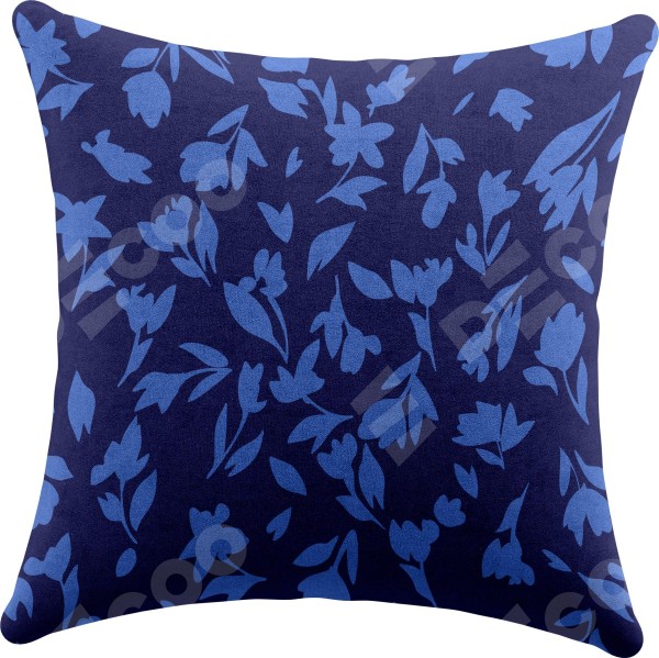 Подушка квадратная Cortin «Синие цветы»
