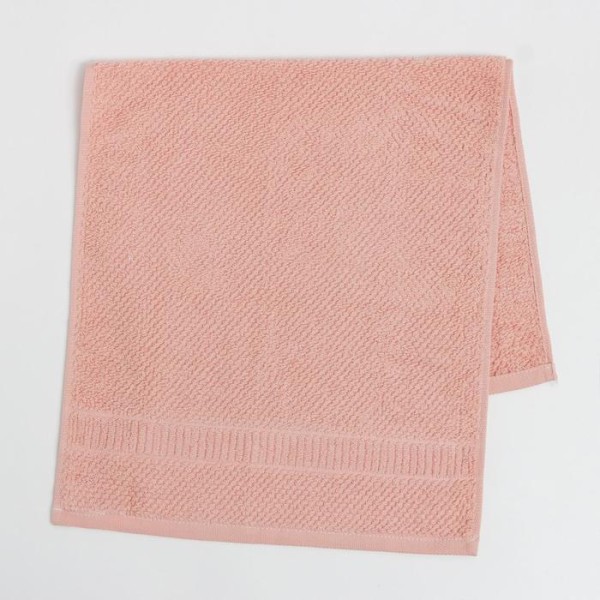 Полотенце махровое Этель "Премиум" цв.розовый, 35*72 см, 300 гр/м2, 100% хлопок