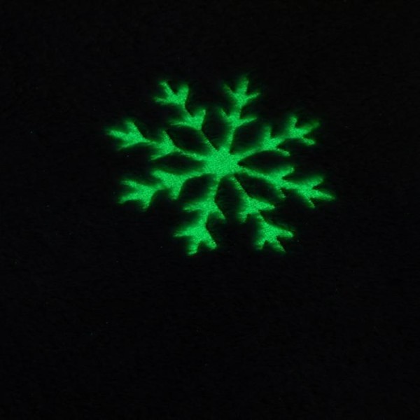 Плед светящийся в темноте Этель «Снежинки» 200*220 см,100% п/э, корал-флис, 220 гр/м2
